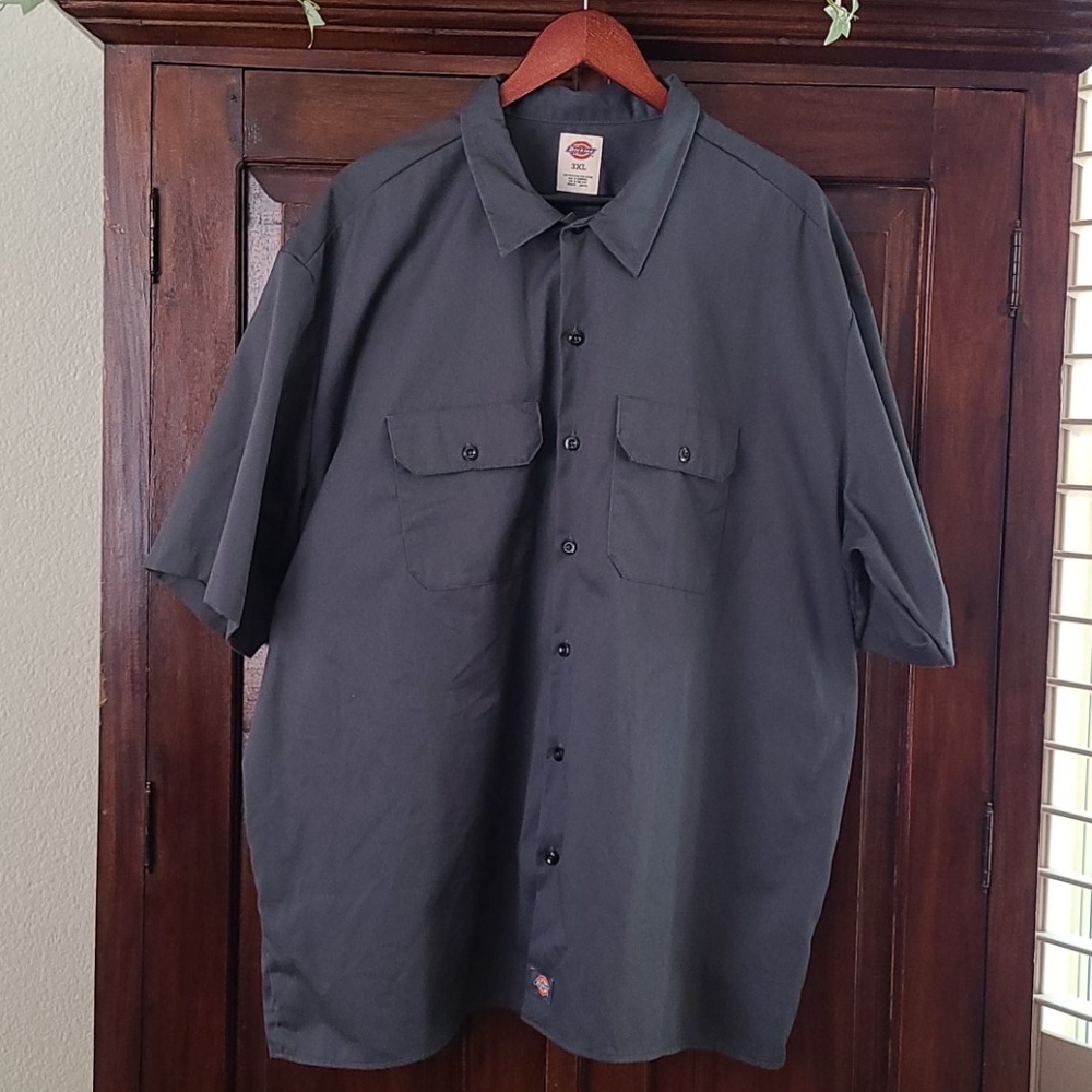 Dickies Short Sleeve Button Down 3X
